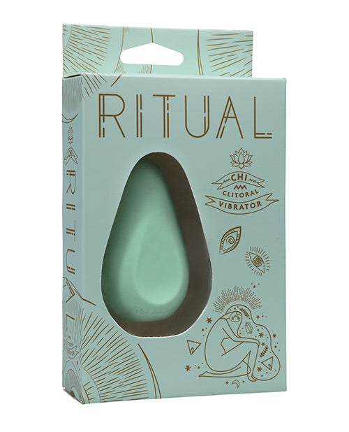 RITUAL silicone clit stimulator rechargeable waterproof design in mint for clitoral pleasure and discreet use