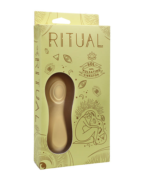 RITUAL silicone stimulator compact pulsating vibrator waterproof rechargeable for intimate pleasure
