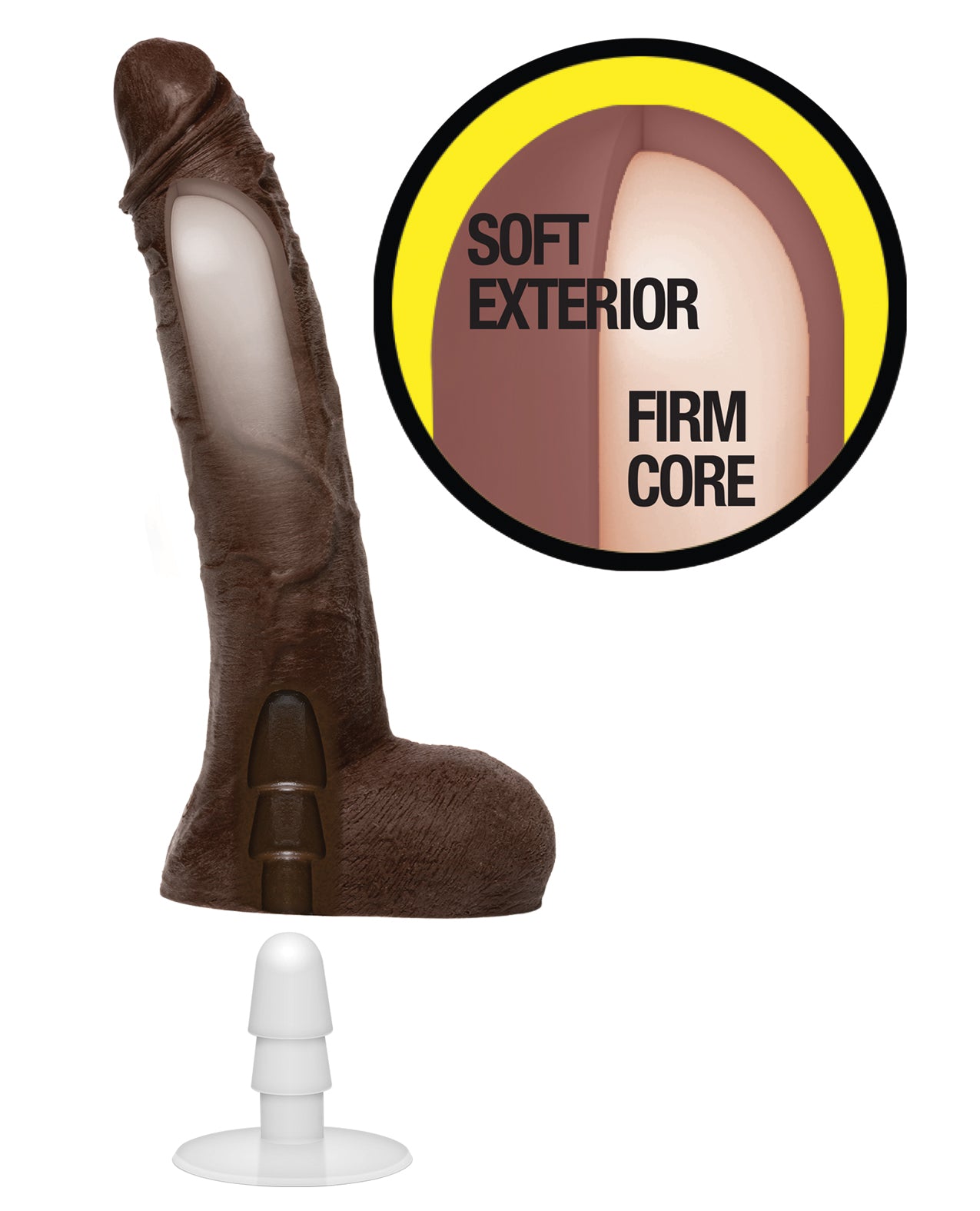 Signature Cocks Jason Luv ULTRASKYN 10-Inch Realistic Dildo with Suction Cup