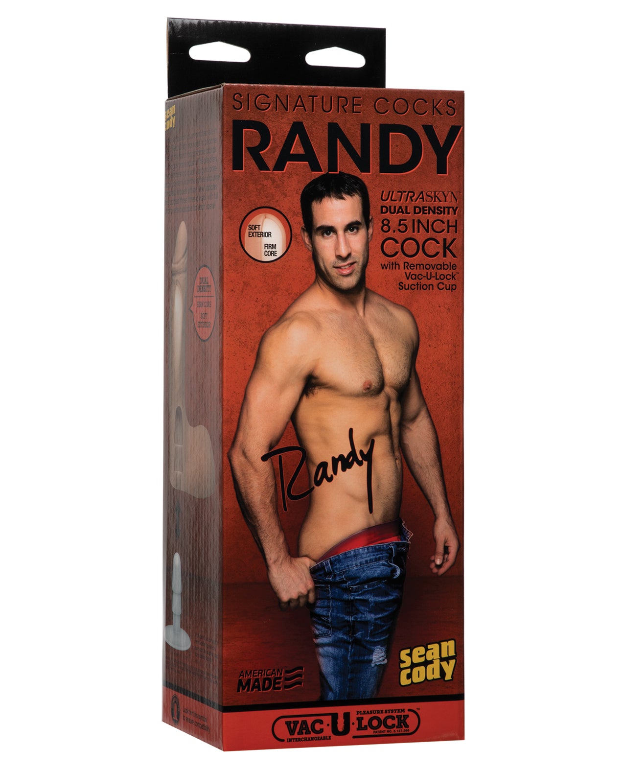 Signature Cocks Dildo ULTRASKYN Molded from SeanCody Randy with Removable Suction Cup for Realistic Pleasure