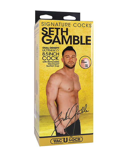 Signature Cocks ULTRASKYN Dildo Dual Density Molded from Seth Gamble for Realistic Pleasure