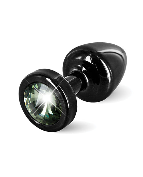 Diogol Anal Plug Red Swarovski Crystal 25mm Aluminum Hypoallergenic for Luxurious Anal Play