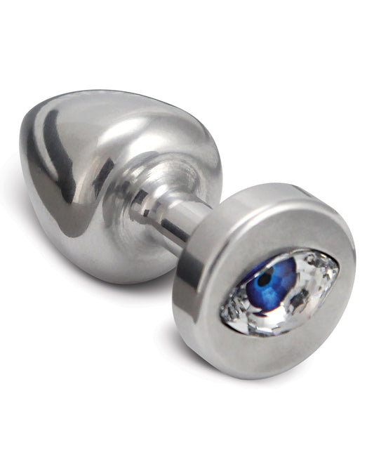 Diogol Anal Products Silver Butt Plug Swarovski Crystal Hypoallergenic Material for Luxury Pleasure