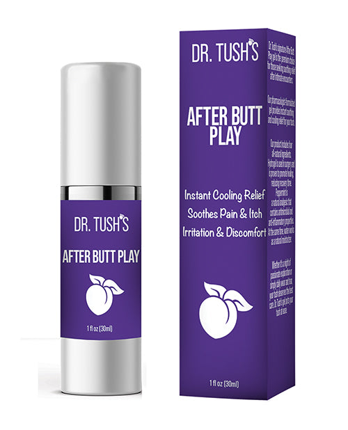Dr. Tush's After Butt Play Gel cooling hydrogel peppermint soothing formula for post-intimacy care