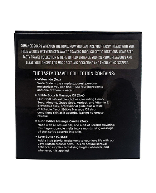 Earthly Body Hemp Seed Tasty Travel Collection - Strawberry Sensual Gift Set