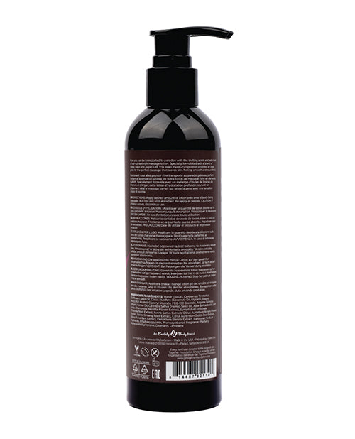 Earthly Body Hemp Massage Lotion with Vanilla Cotton Candy Scent