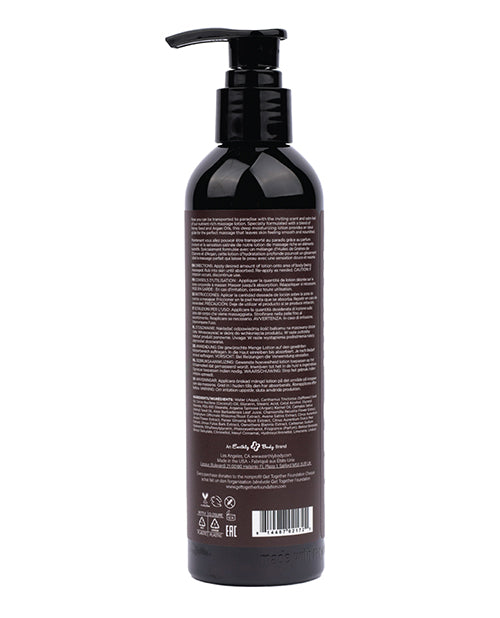 Earthly Body Hemp Seed Massage Lotion – Guavalava Scented 8 oz Massage Lotion