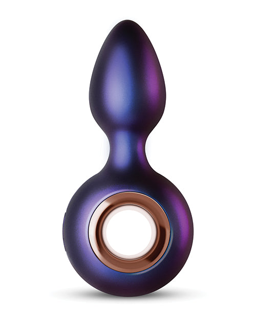 Hueman Anal Plug Vibrating Silicone 10 Settings Tapered Design for Enhanced Stimulation