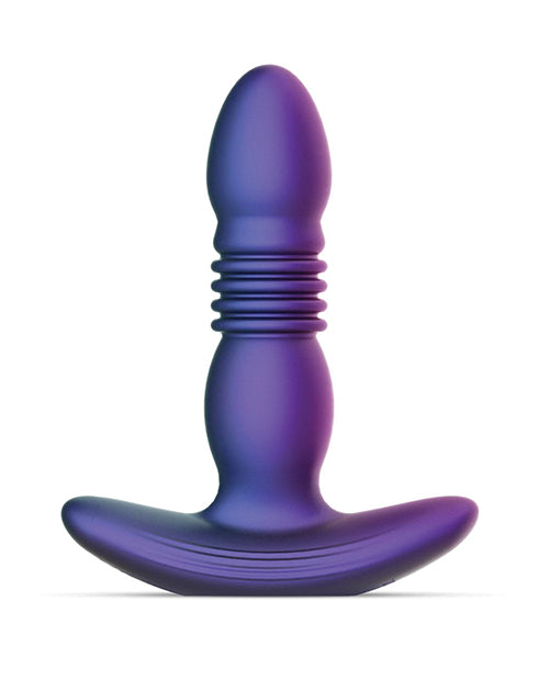 Hueman Butt Plug Thrusting Function Vibrating Patterns Waterproof Design for Anal Stimulation