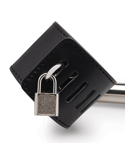 Lux Fetish Adjustable Spreader Bar with Lockable Cuffs