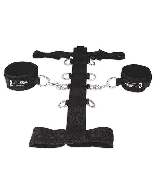 Lux Fetish 3 Piece Adjustable Neck & Wristraint Bondage Set for Couples