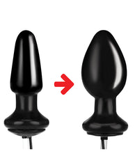 Lux Fetish Inflatable Vibrating Butt Plug with Adjustable Pump