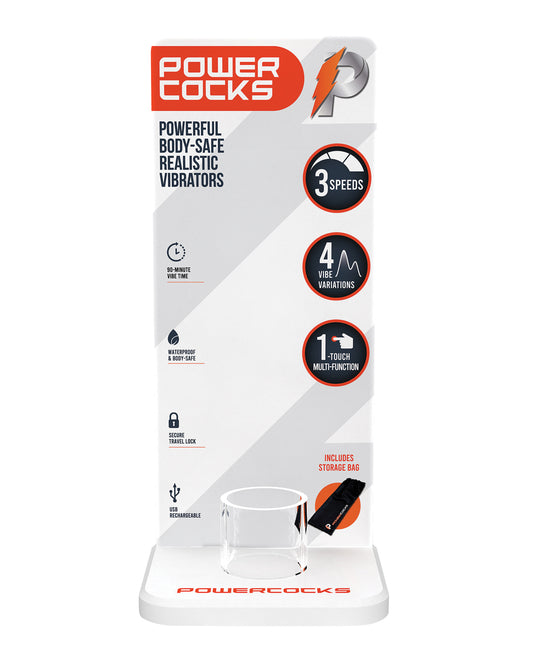 Powercocks Display Stand Universal Empty Durable Construction for Retail Merchandising