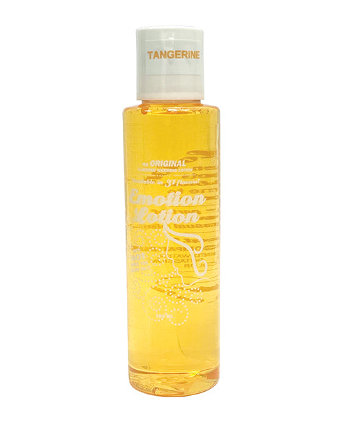 Emotion Lotion Massage Oil Edible Tangerine Flavor Warming Sensation for Sensual Massage
