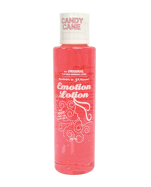 Emotion Lotion Massage Oil Candy Cane Flavor Edible Warming Effect for Sensual Massage and Intimacy