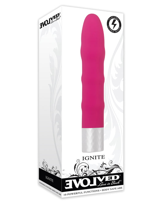 Evolved Vibrator Classic Shape Turbo Boost Pink Waterproof Vibrator for Powerful Stimulation