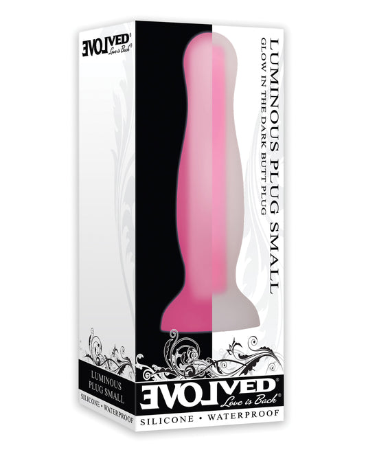 Evolved Anal Plug Glow-in-the-Dark Flexible Suction Cup Design for Beginner-Friendly Pleasure