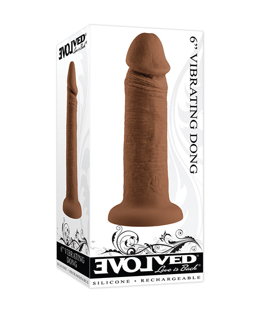 Evolved Vibrating Dong Realistic Silicone Suction Cup Texture for Hands-Free Pleasure