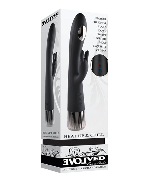 Evolved Vibrator G-Spot Rabbit Heating Panel Cooling Function for Enhanced Temperature Play