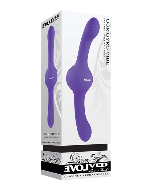 Evolved Vibrator Dual-Shaft Gyrating Design Textured Tips for Intense Stimulation