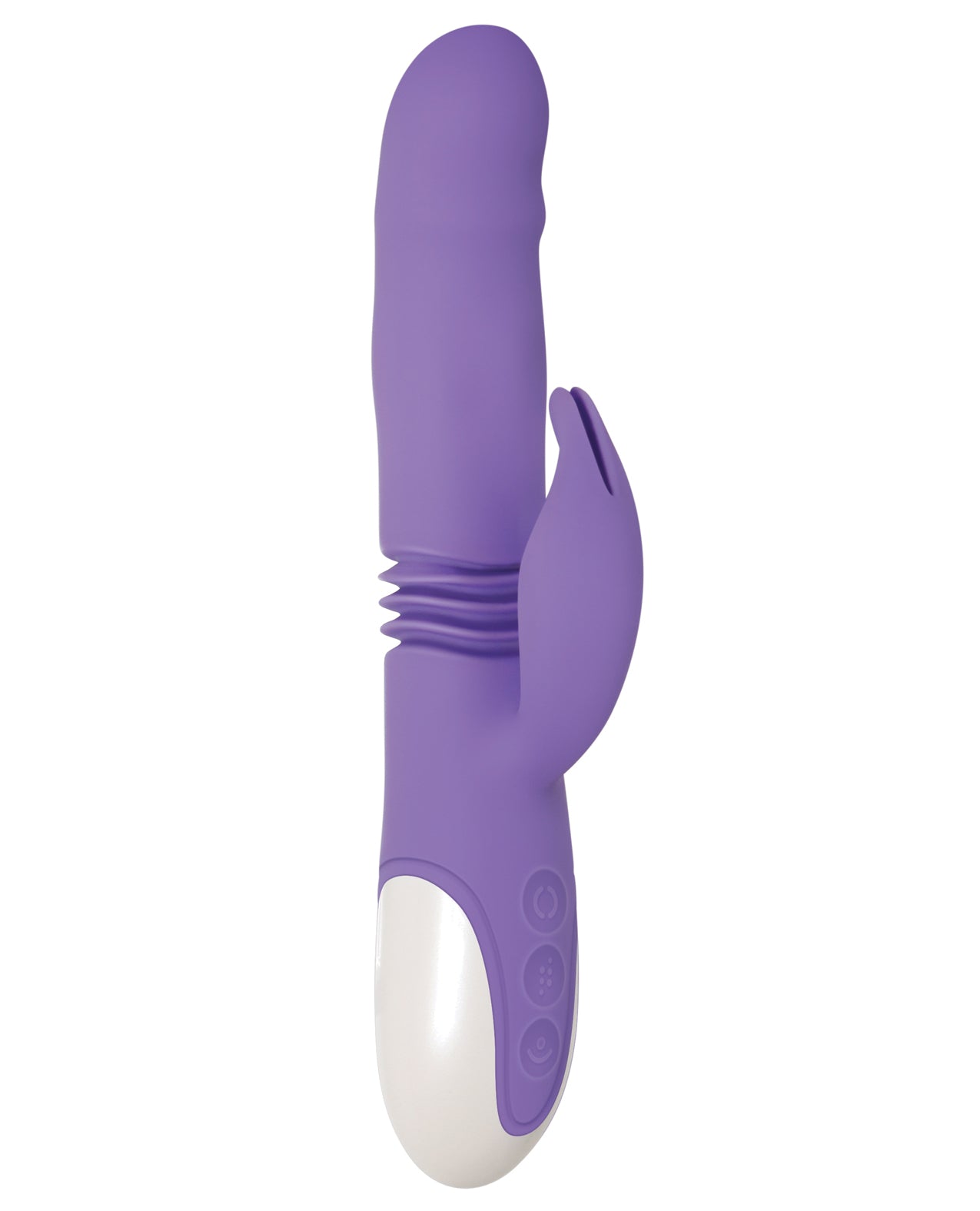 Thick & Thrust Bunny Dual Stim Rechargeable Vibrator with Expanding Motion
