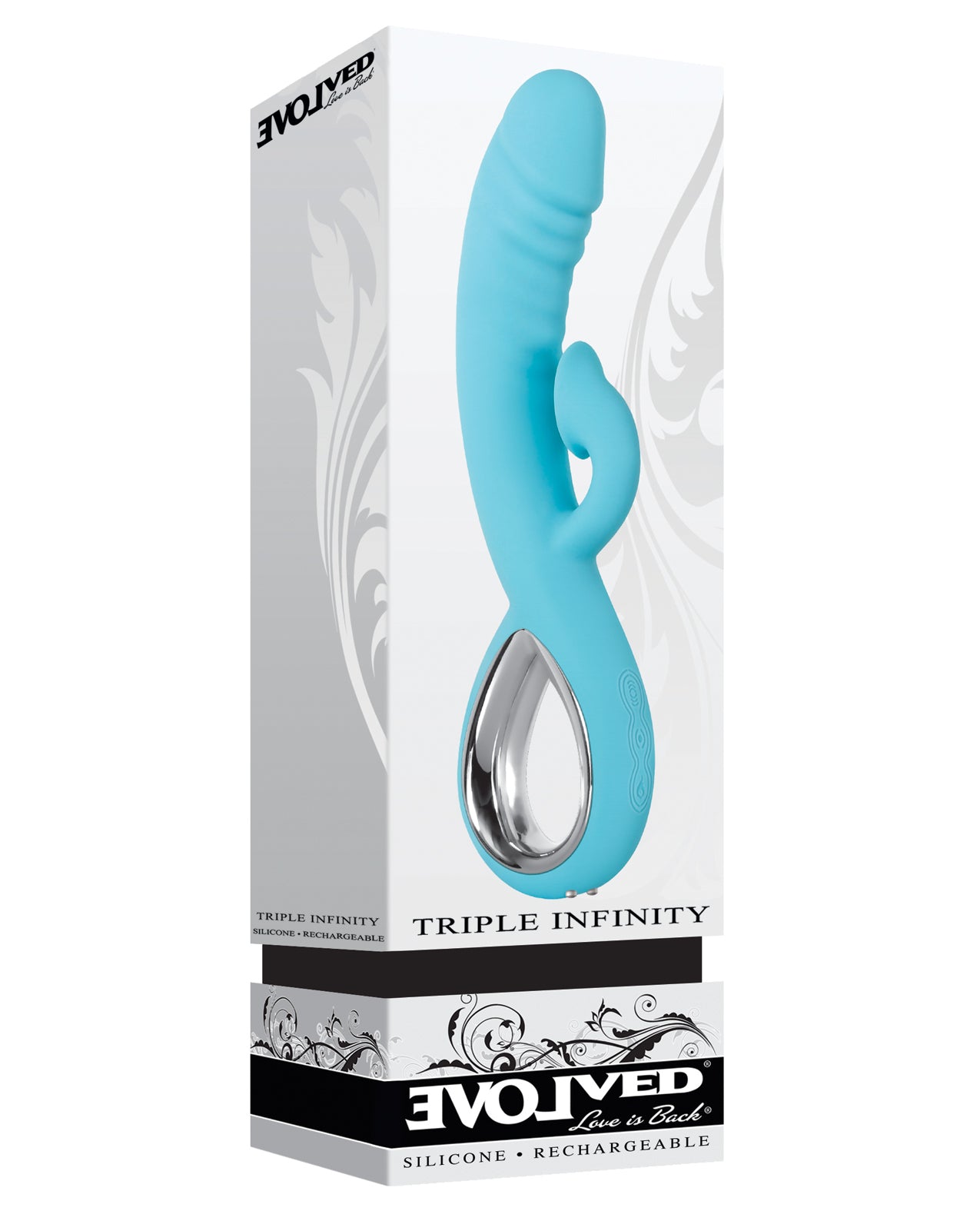 Evolved Vibrator Triple Infinity with Clitoral Suction and Heating for Enhanced Pleasure