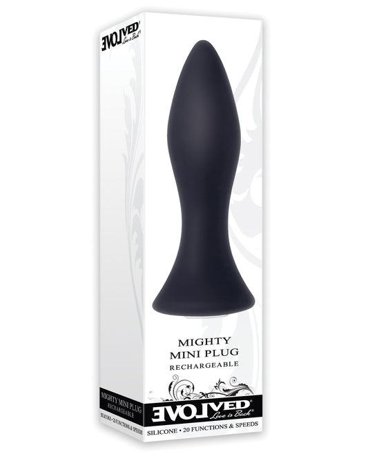 Evolved Anal Product Mini Butt Plug with Vibrating Bulbous Shape and Tapered Tip for Beginner-Friendly Pleasure