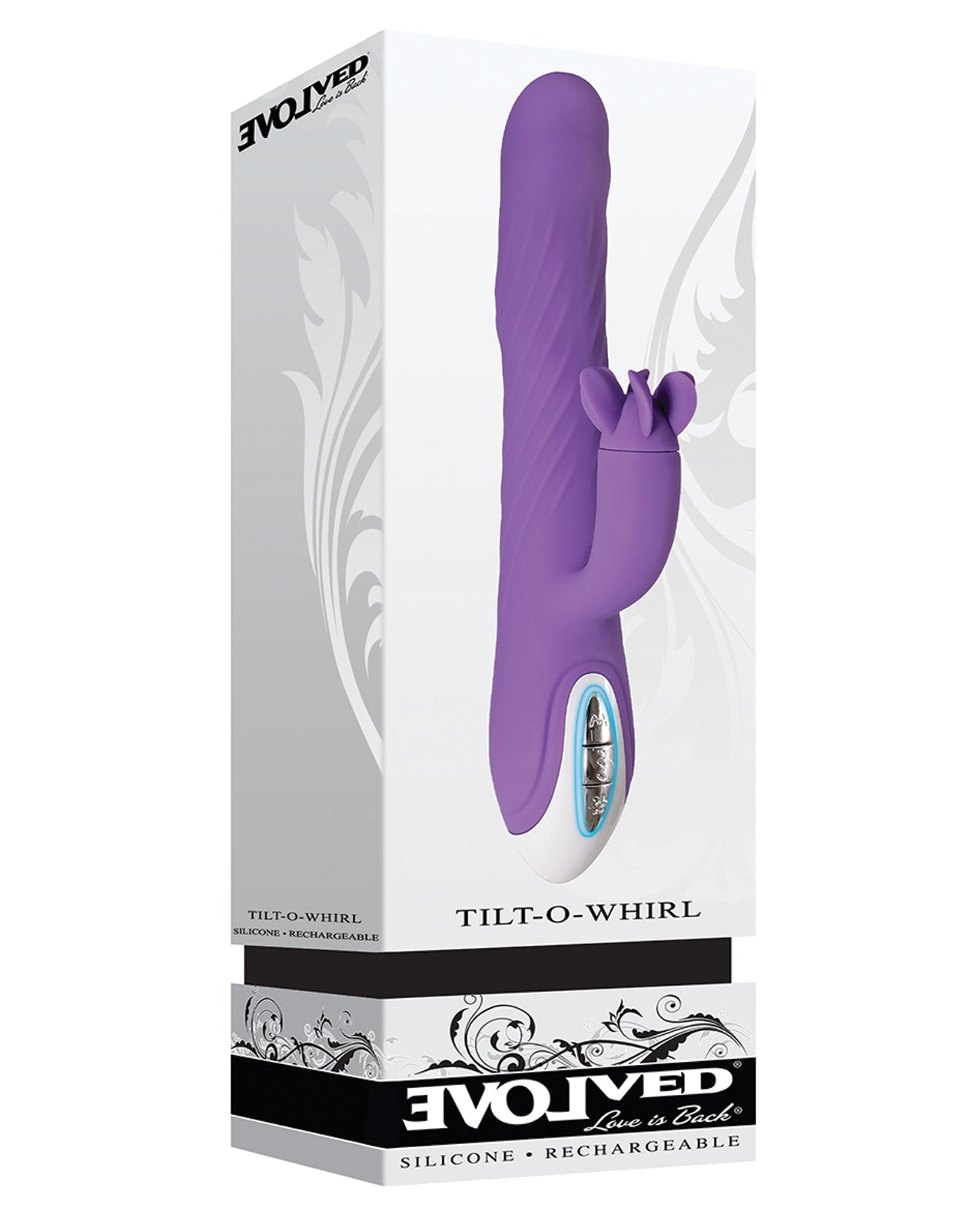 Evolved Vibrator Dual Stimulating Spinning Clitoral Waving Shaft for Enhanced Pleasure
