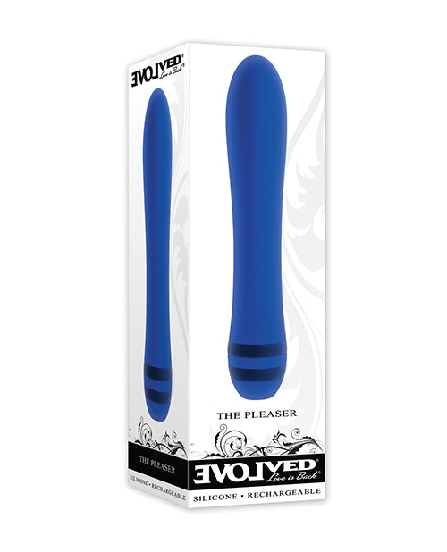 Evolved Vibrator Blue 10-Speed Waterproof Submersible Design for Targeted Stimulation