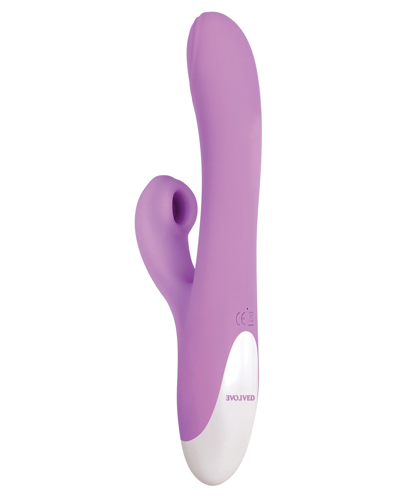 Evolved Super Sucker Dual Stim Pink Vibrator with G-Spot Thumping & Suction