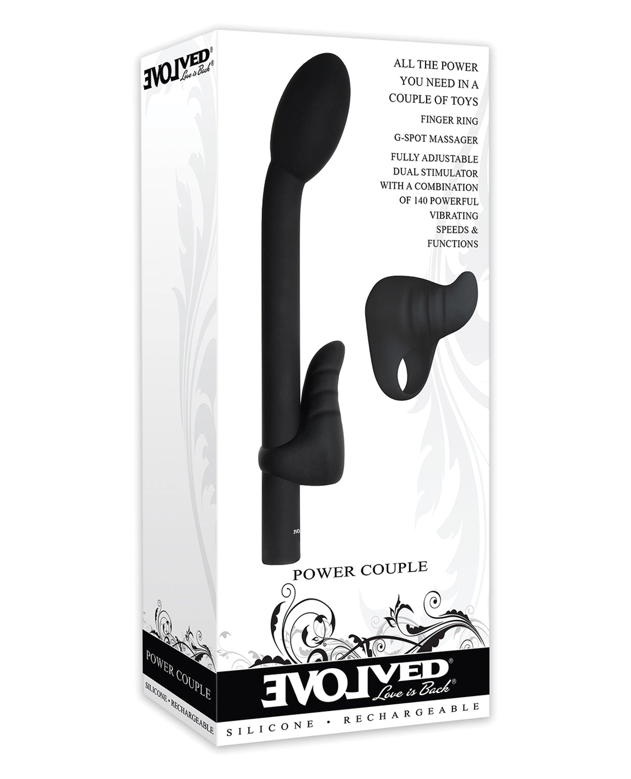 Evolved Stimulators Dual G-spot and Clitoral Vibration Waterproof Design for Couples' Pleasure