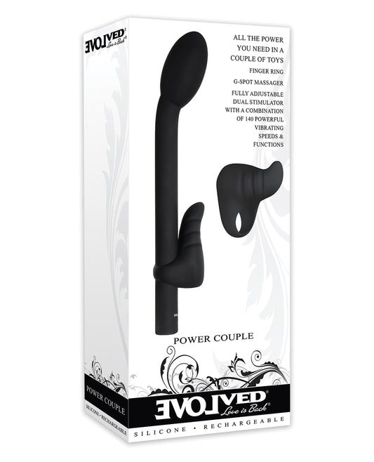 Evolved Stimulators Dual G-spot and Clitoral Vibration Waterproof Design for Couples' Pleasure