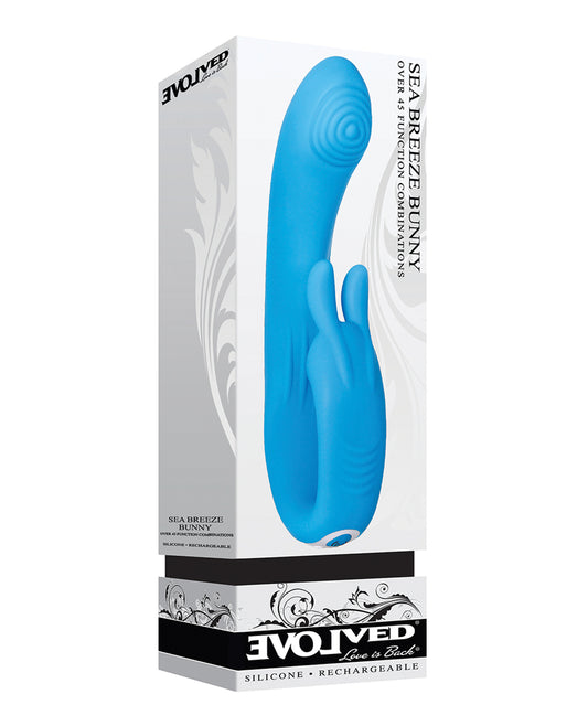 Evolved Vibrator Flexible Dual Motor Rechargeable Textured Bunny Ears for G-spot and Clitoral Stimulation