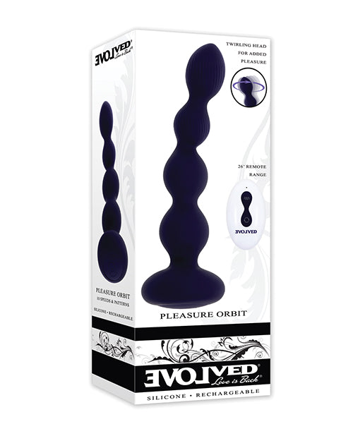 Evolved Anal Vibe Remote Controlled Twirling Bulbed Shaft for Intense Anal Stimulation