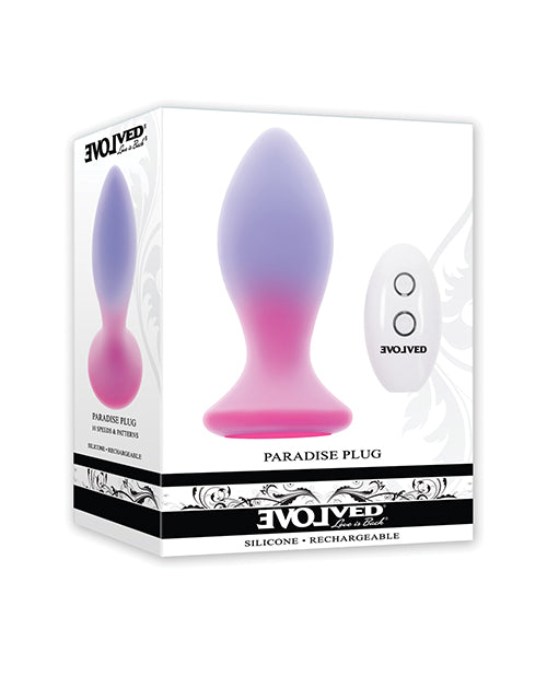 Evolved Anal Plug Dual-Layer Silicone Remote-Controlled Vibrating Butt Plug for Comfortable Stimulation