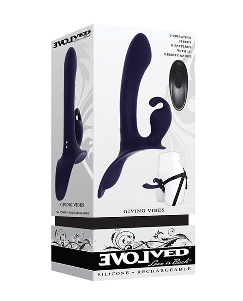 Evolved Strap-On Bunny Eared Stimulator with Remote and Triple Motor Vibration for Enhanced Shared Pleasure