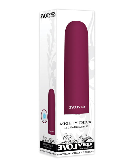 Evolved Stimulator Mighty Thick Bullet Powerful Vibrating Waterproof for Intense Sensation