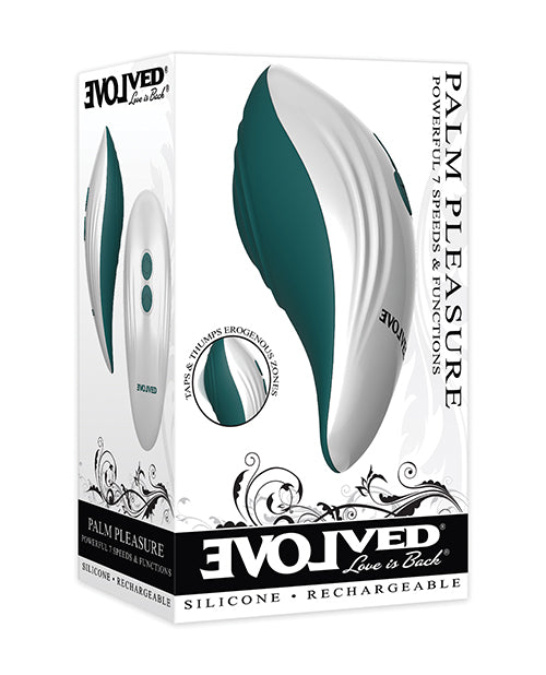 Evolved Stimulator Palm Pleasure Vibrator Smooth Silicone 7-Speed for Intense Stimulation