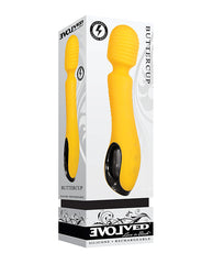 Evolved Massage Products Yellow Wand Massager 10-Speed Flexible Head for Relaxing Massage and Intimate Wellness