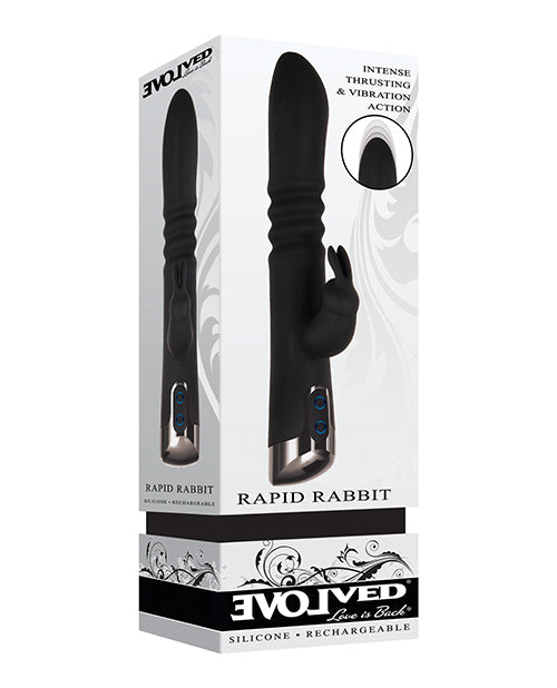 Evolved Vibrator Thrusting Dual Rabbit 7-Speed Waterproof Design for Intense Dual Stimulation