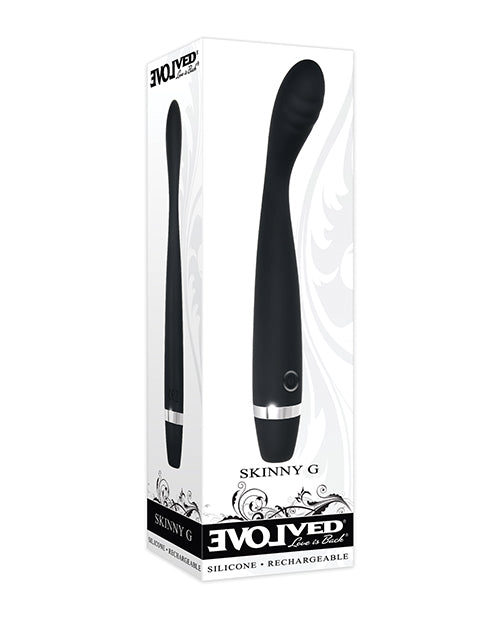 Evolved Vibrator Slim Silicone G Spot Flexible Shaft Textured Tip for Targeted Internal Stimulation