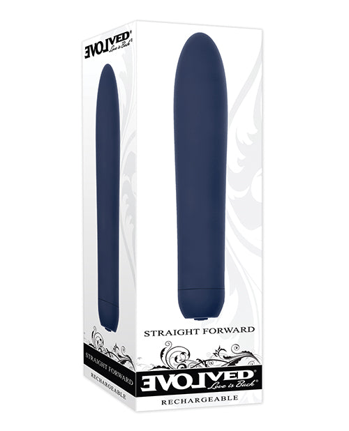 Evolved Vibrator Straight Design Rechargeable Waterproof with 10 Vibration Modes for Precision Internal and External Stimulation