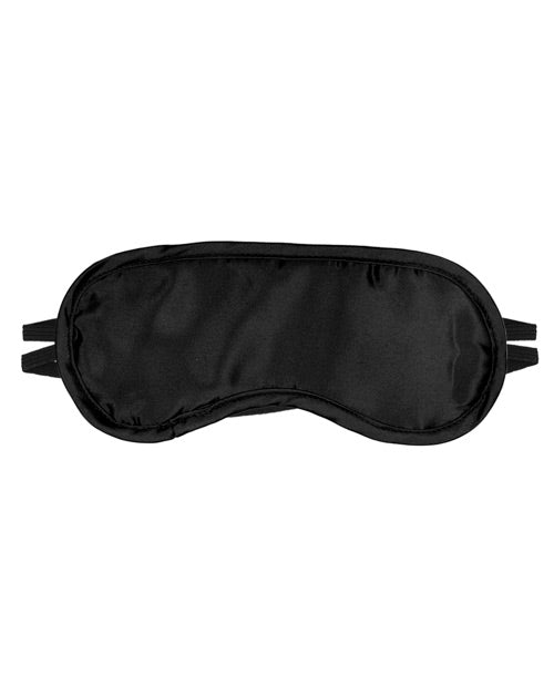 Erotic Toy Company Bondage Blindfold Soft Satin Dual Strap for Sensory Play and Comfortable Restraint