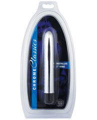 Chrome Classics 7-Inch Silver Vibrator with Multi-Speed Settings