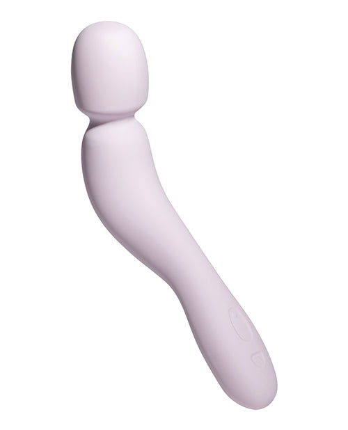 Dame Massage Products Wand Vibrator Ergonomic Curved Handle Body-Safe Silicone for External Clitoral Stimulation