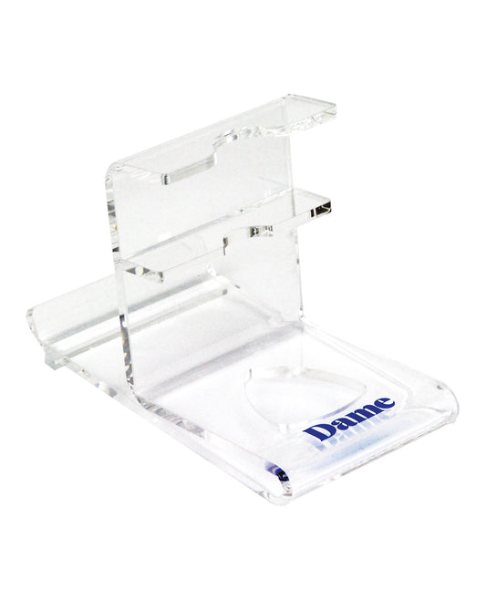 Dame Arc Display Stand Clear Acrylic Organizer for Secure Vibrator Storage