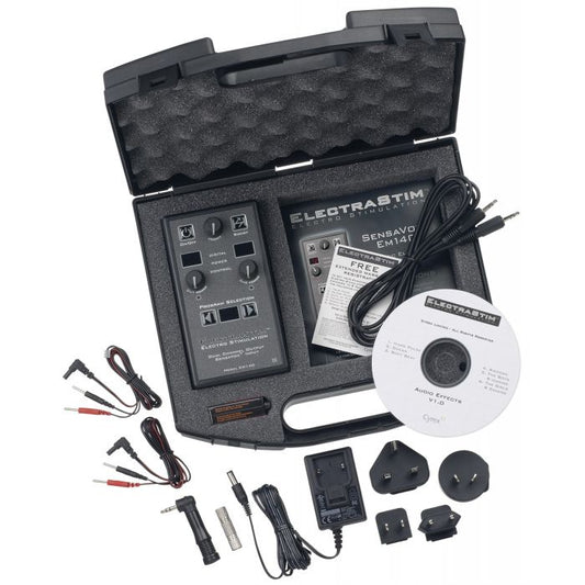 ElectraStim Stimulator Dual Channel Digital Power Control Audio Input for Advanced Electro Stimulation