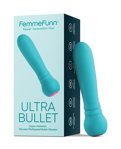 Femme Funn Stimulator Ultra Bullet Rechargeable Premium Silicone Waterproof for Discreet Powerful Stimulation