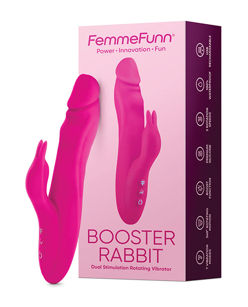 Femme Funn Vibrator with 360° Rotation and Dual Rabbit Heads for Intense Personal Stimulation