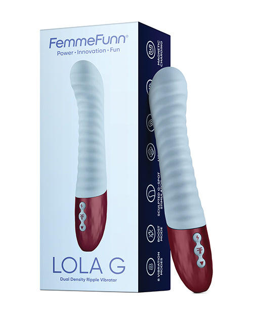 Femme Funn Vibrator Soft Liquid Silicone Wavy Texture with Boost Mode for Intense Pleasure